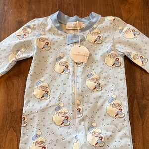 Adorable Light Blue Kids Pajama Set with Bear Print